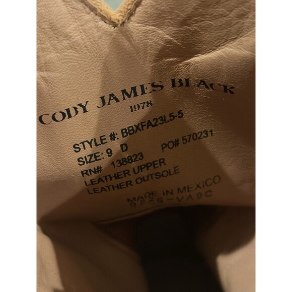 EUC Cody James Black 1978® Men's Carmen Roper Boot BBXFA23L5-5 Size 9D Brown - Picture 10 of 14